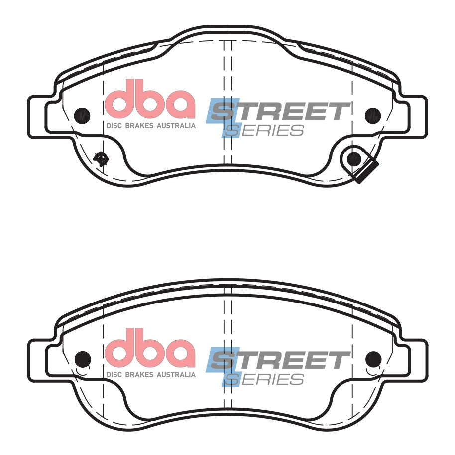 DB2271SS - DBA Street Series Brake Pads; Front