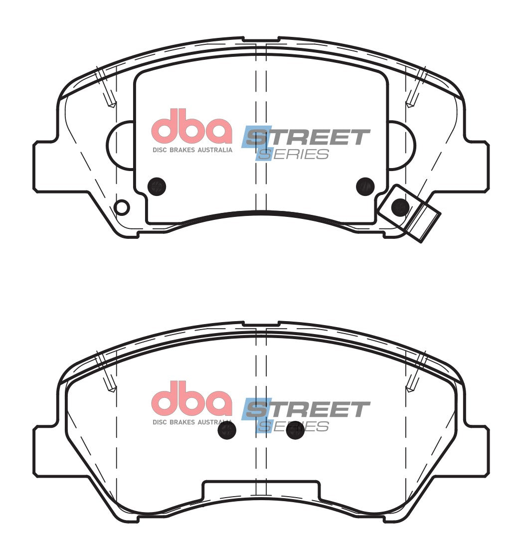 DB2272SS - DBA Street Series Brake Pads; Front