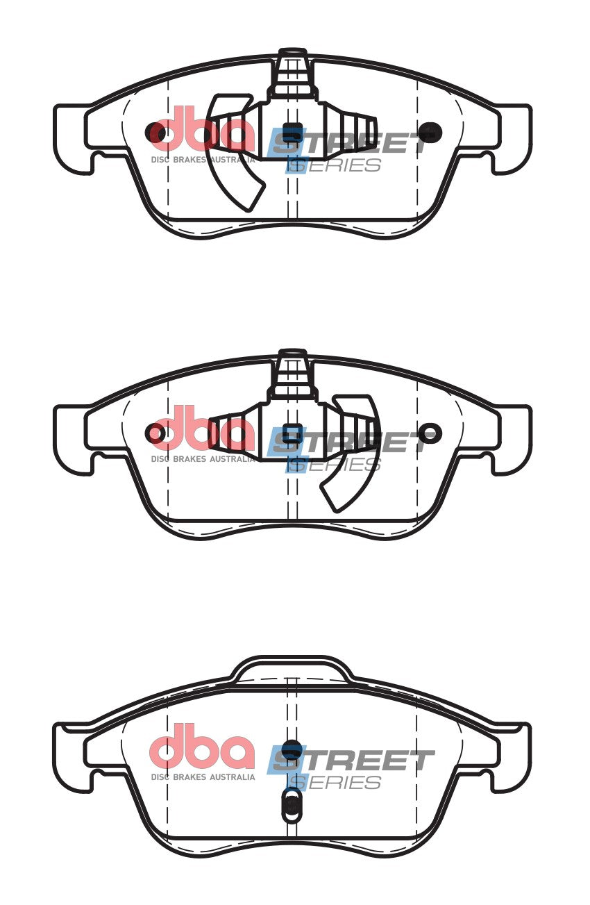 DB2276SS - DBA Street Series Brake Pads; Front