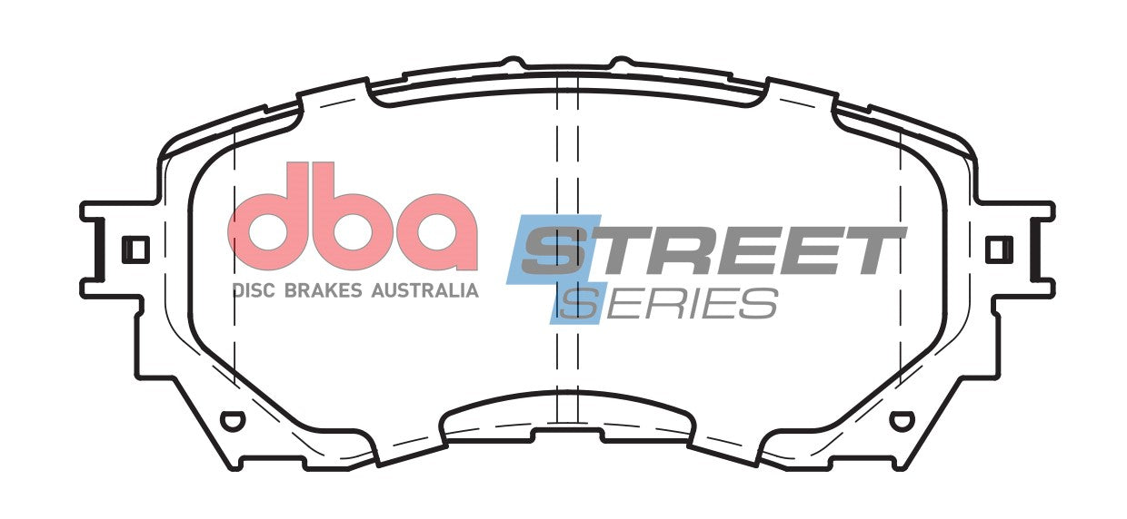 DB2293SS - DBA Street Series Brake Pads; Front