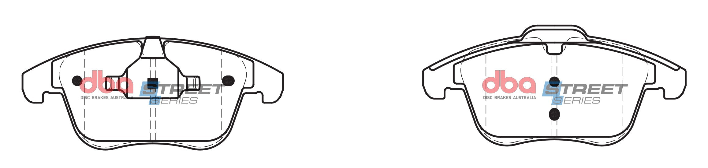 DB2296SS - DBA Street Series Brake Pads; Front
