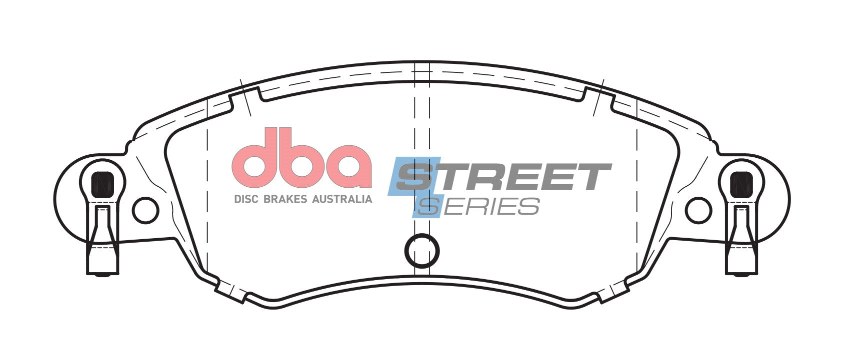 DB2297SS - DBA Street Series Brake Pads; Front