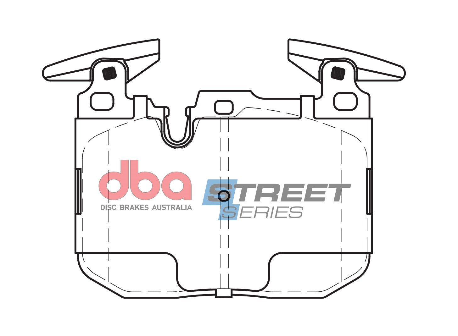 DB2299SS - DBA Street Series Brake Pads; Front