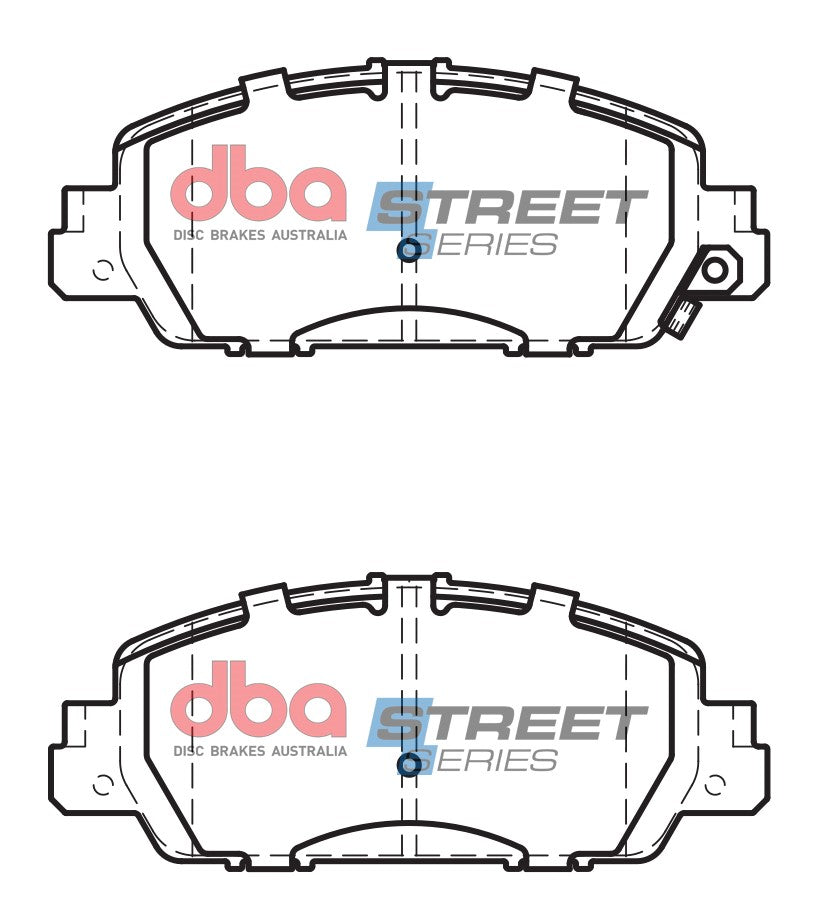 DB2304SS - DBA Street Series Brake Pads; Front