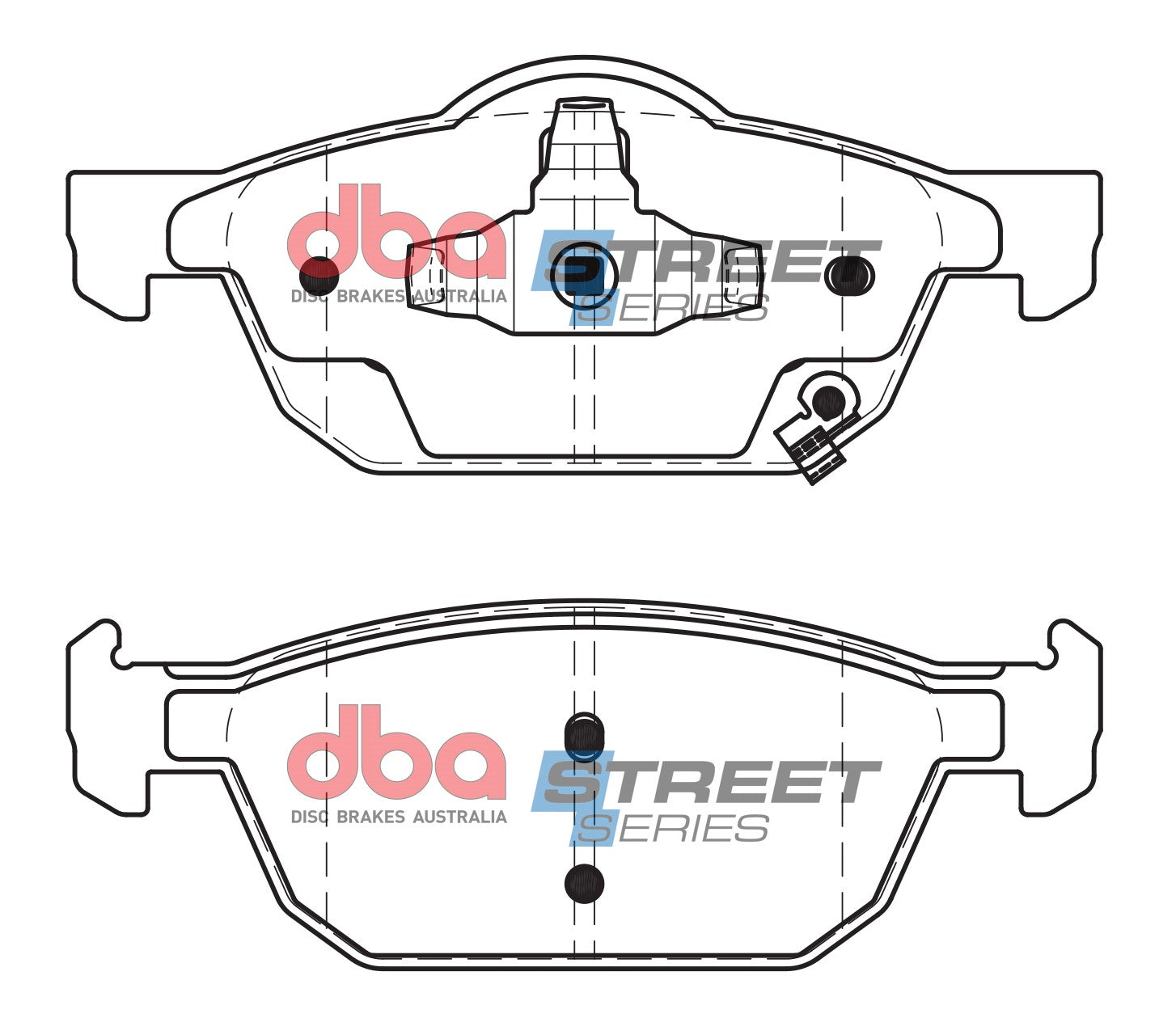 DB2308SS - DBA Street Series Brake Pads; Front