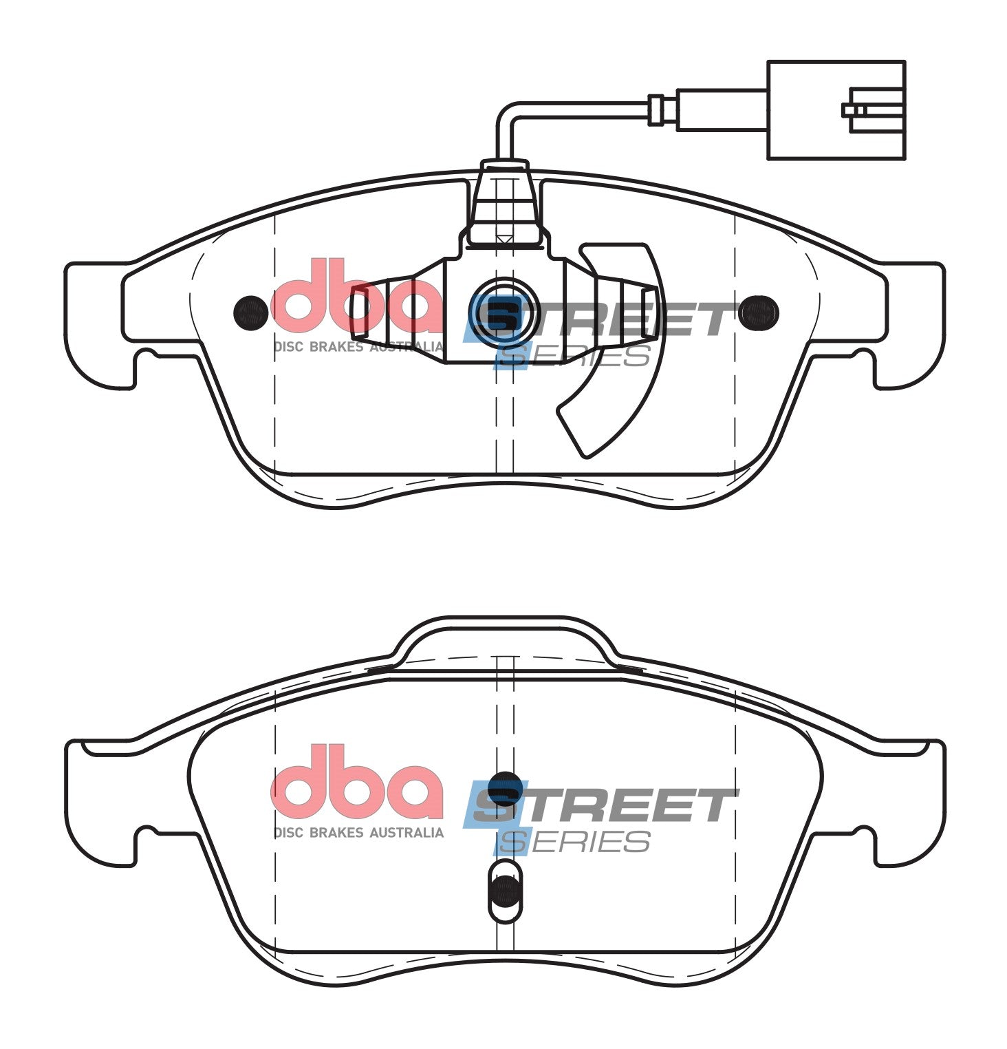 DB2312SS - DBA Street Series Brake Pads; Front