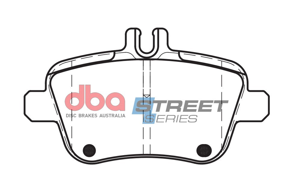 DB2318SS - DBA Street Series Brake Pads; Rear