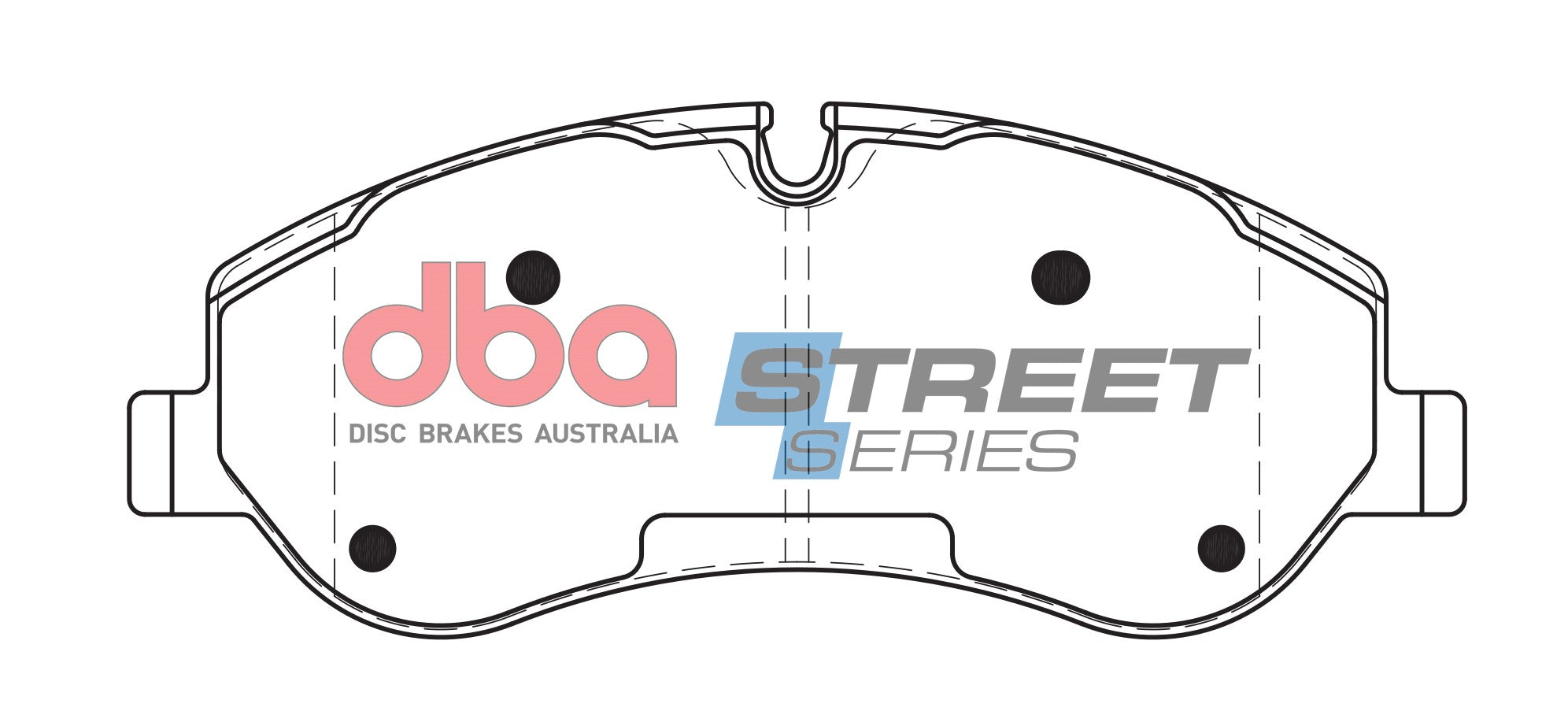 DB2328SS - DBA Street Series Brake Pads; Front