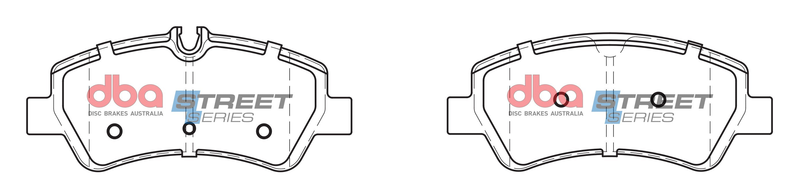 DB2329SS - DBA Street Series Brake Pads; Rear