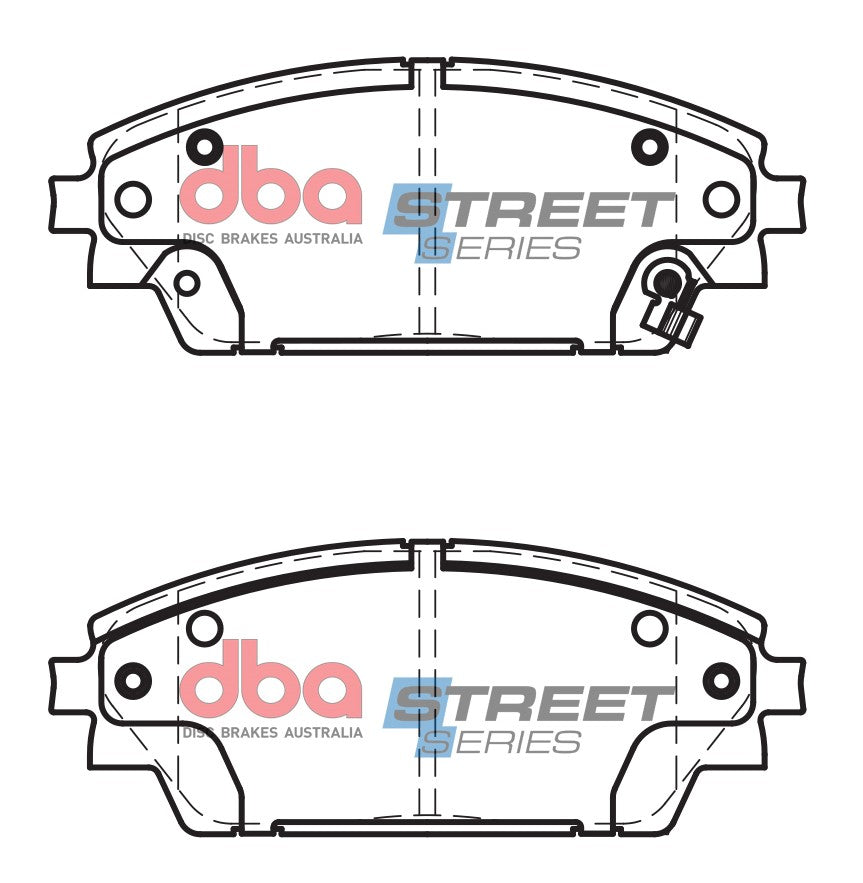 DB2330SS - DBA Street Series Brake Pads; Front