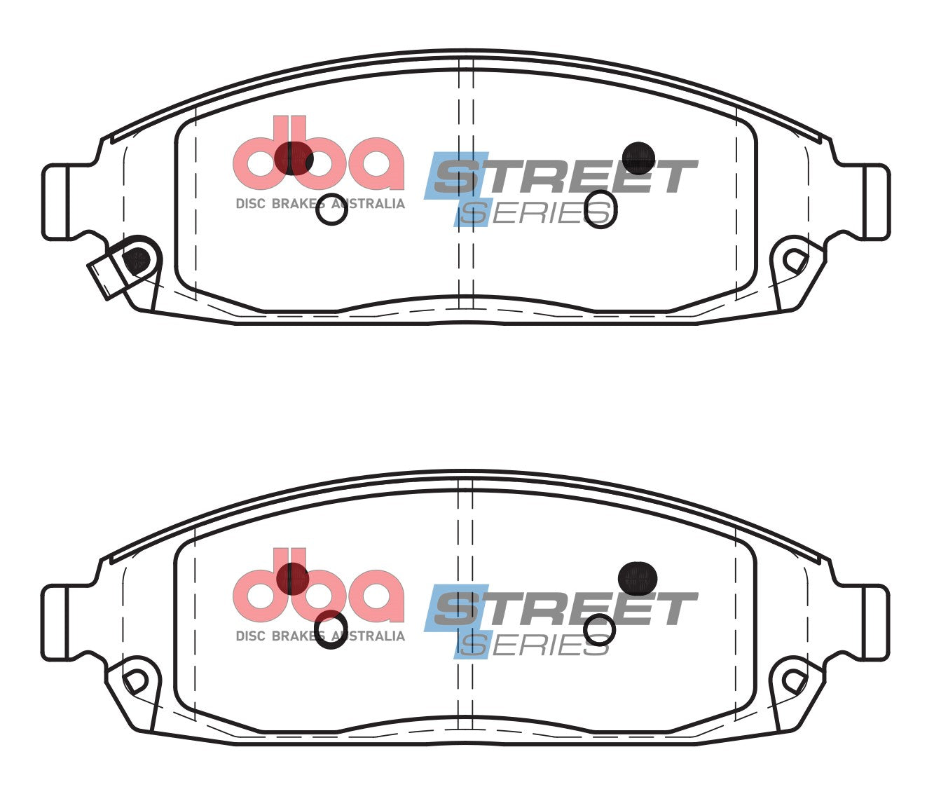 DB2333SS - DBA Street Series Brake Pads; Front