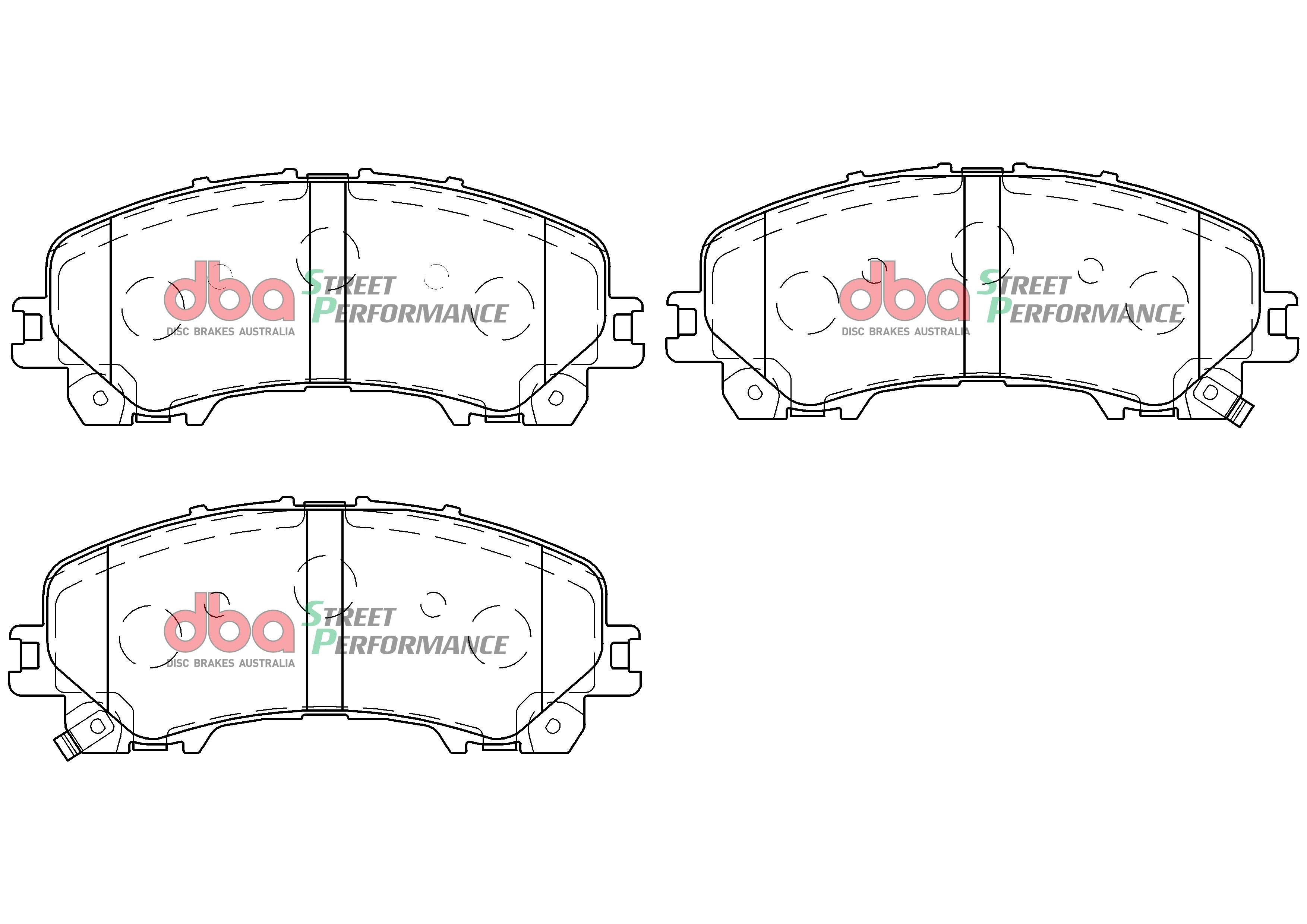 DB2341SP - DBA Street Performance Brake Pads; Front
