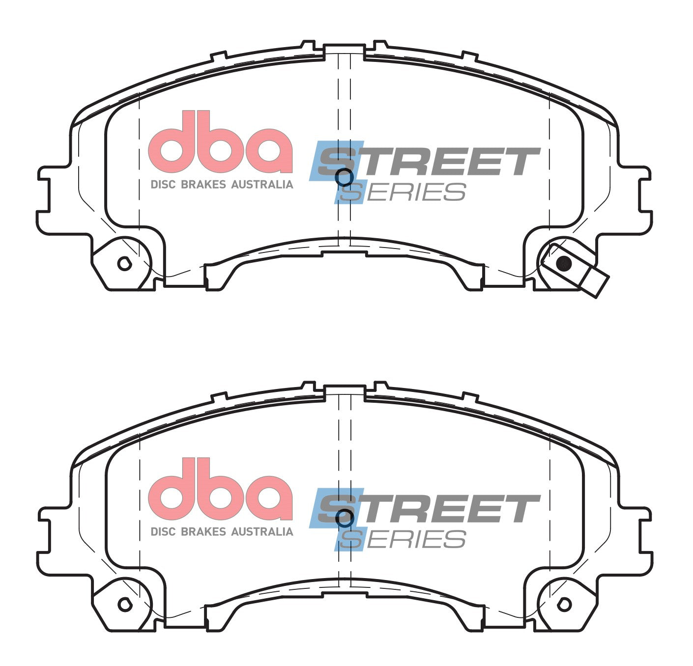 DB2341SS - DBA Street Series Brake Pads; Front