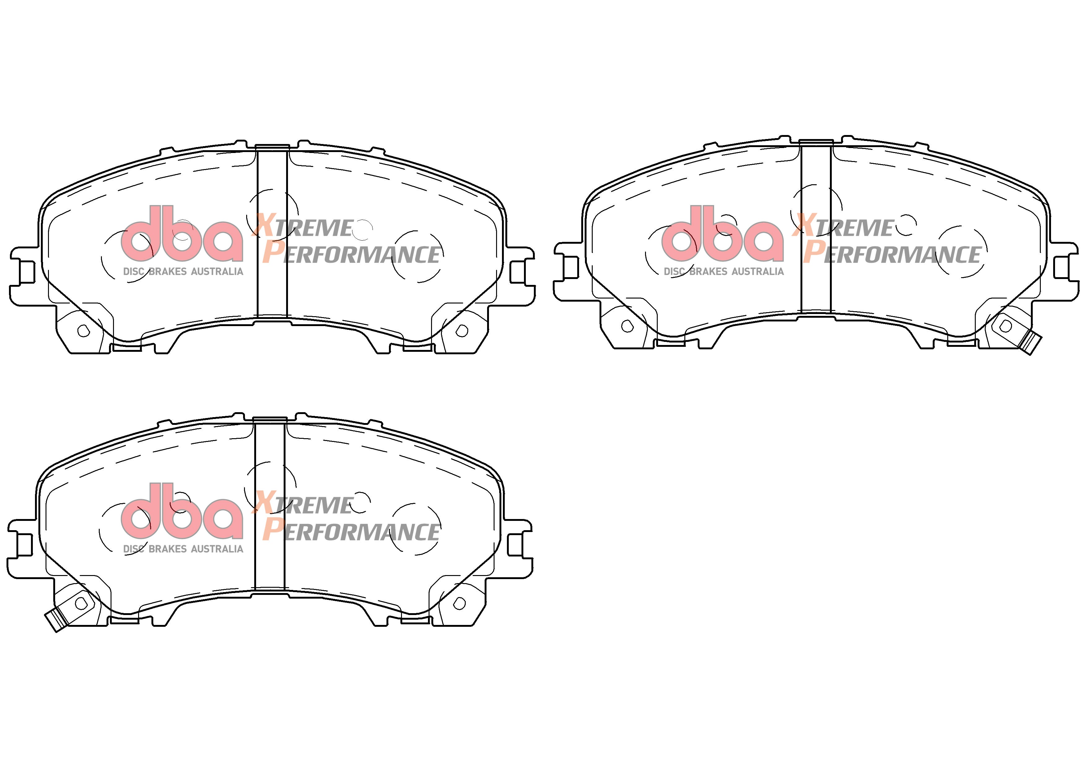 DB2341XP - DBA Xtreme Performance Brake Pads; Front