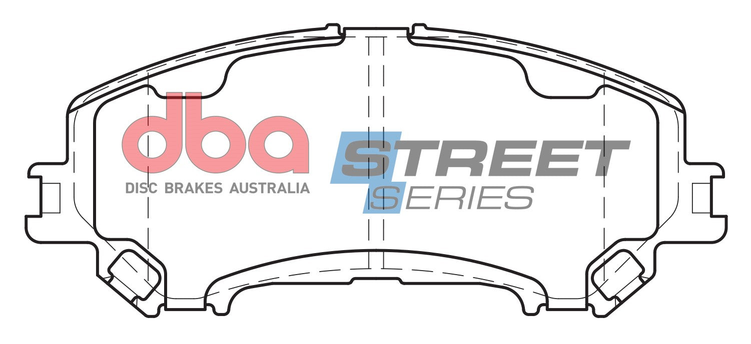 DB2345SS - DBA Street Series Brake Pads; Front