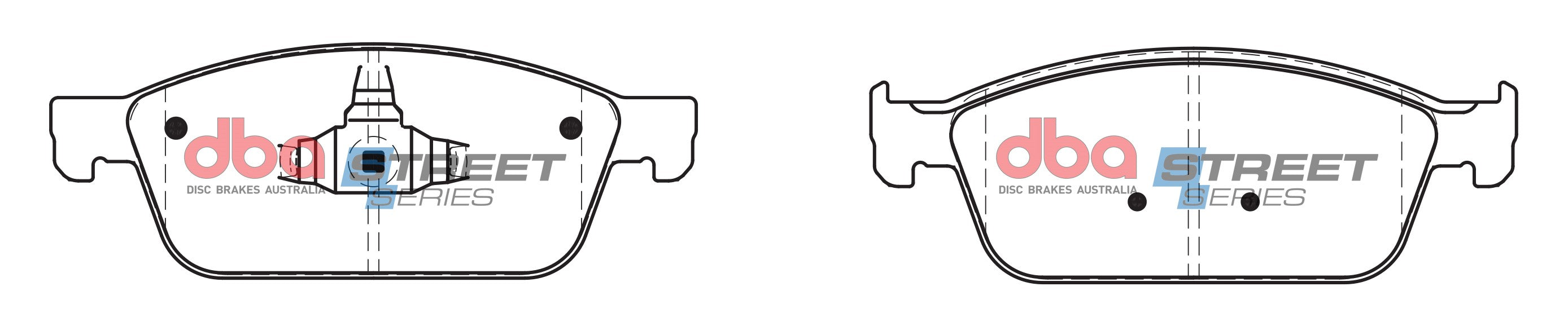 DB2353SS - DBA Street Series Brake Pads; Front