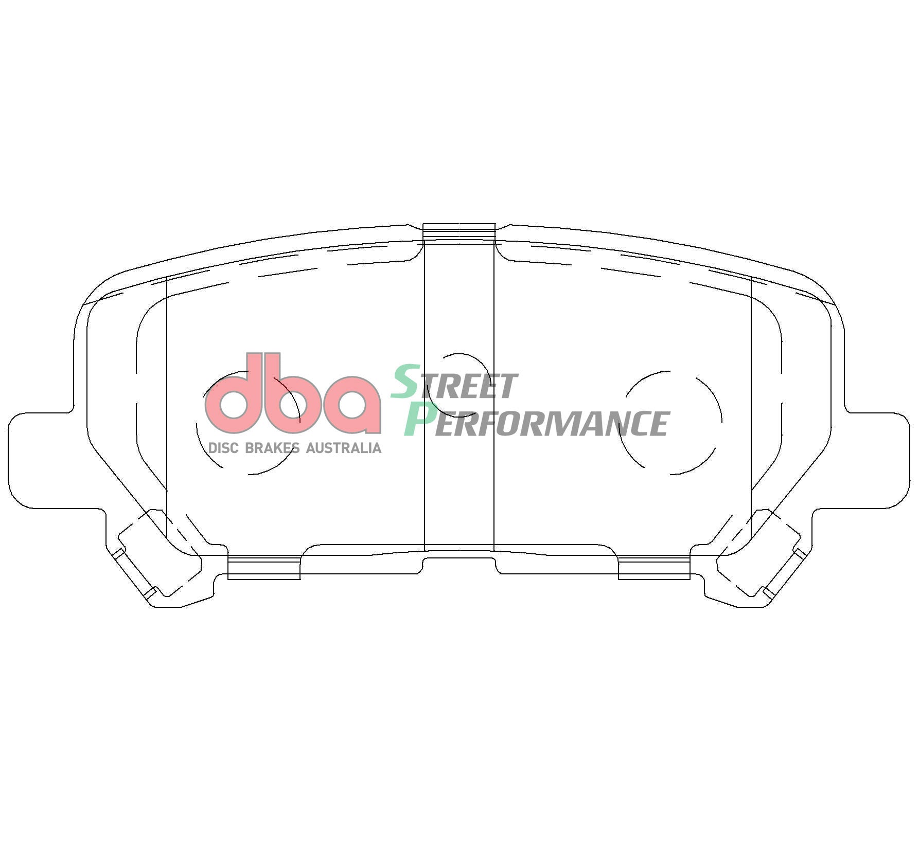 DB2368SP - DBA Street Performance Brake Pads; Rear