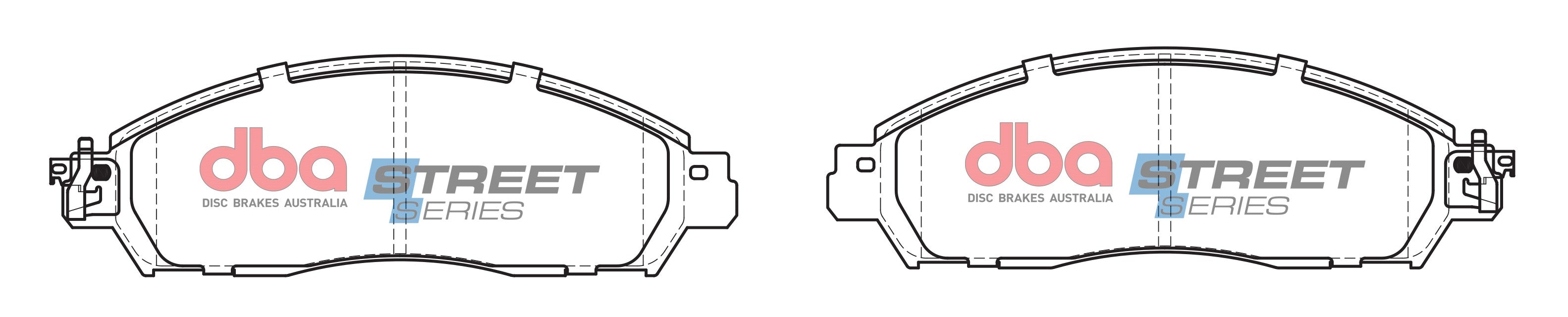 DB2374SS - DBA Street Series Brake Pads; Front