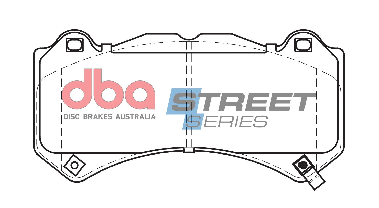 DB2375SS - DBA Street Series Brake Pads; Front
