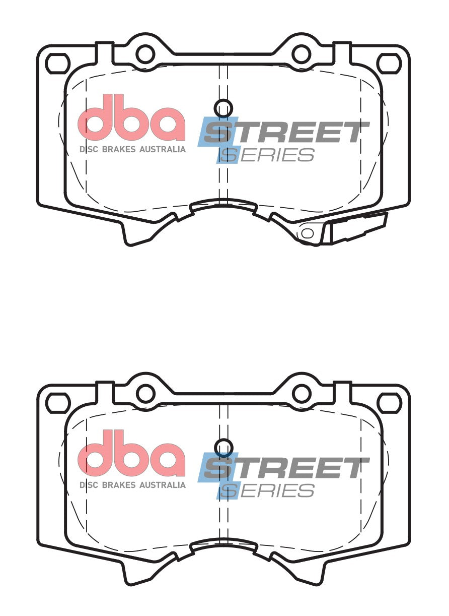 DB2380SS - DBA Street Series Brake Pads; Front