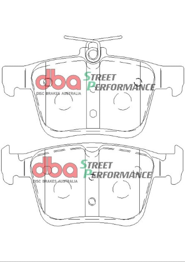 DB2384SP - DBA Street Performance Brake Pads; Rear