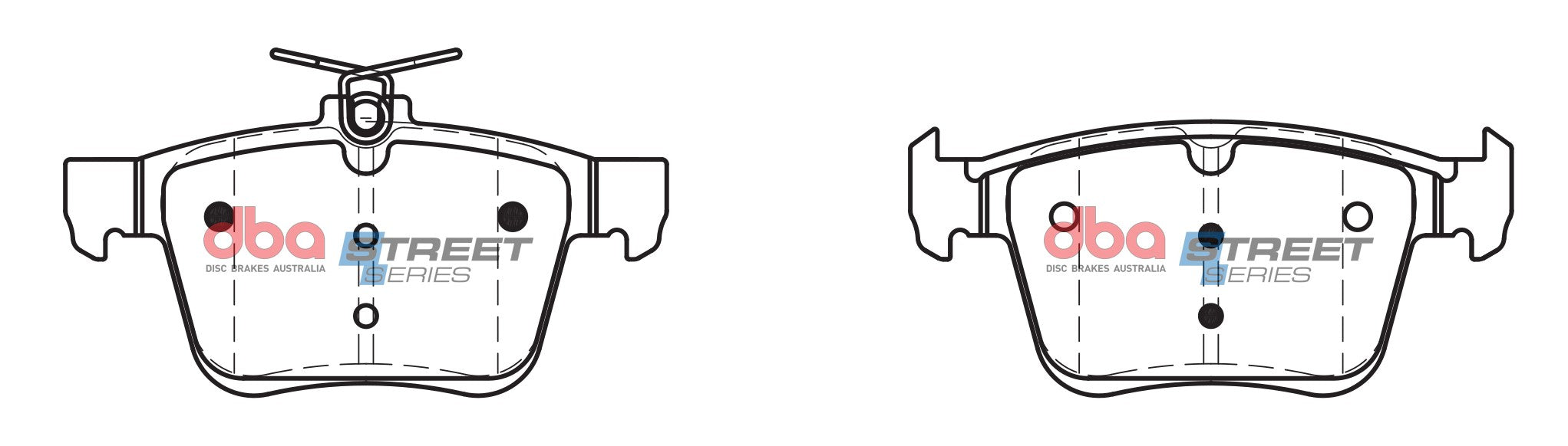 DB2384SS - DBA Street Series Brake Pads; Rear