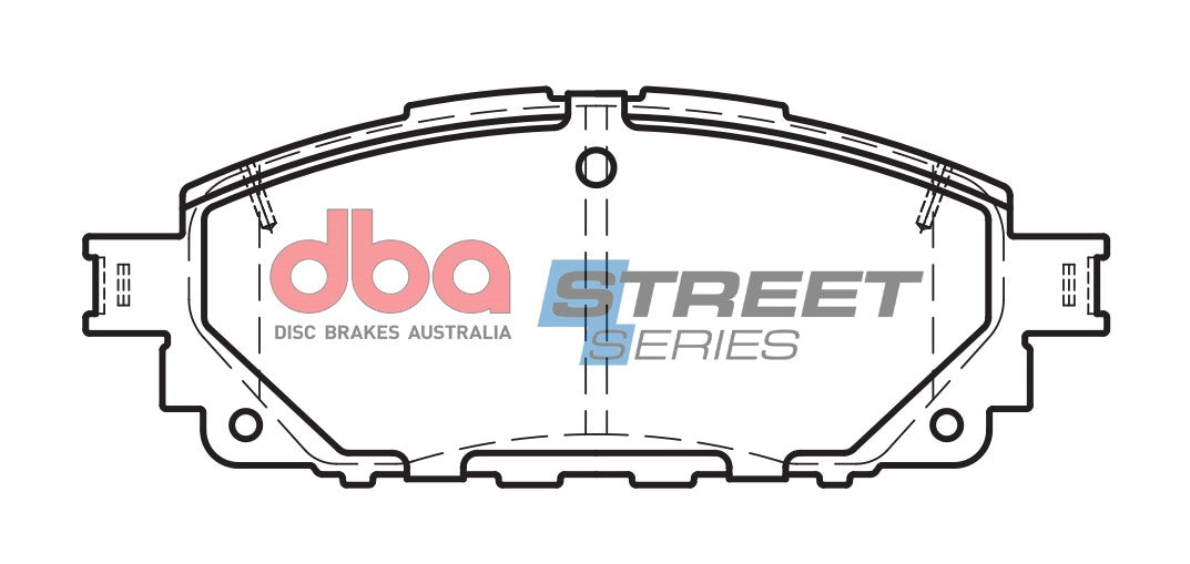 DB2396SS - DBA Street Series Brake Pads; Front