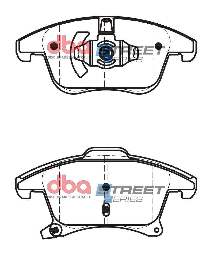 DB2405SS - DBA Street Series Brake Pads; Front