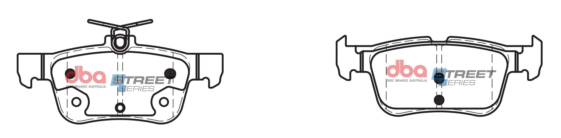 DB2406SS - DBA Street Series Brake Pads; Rear