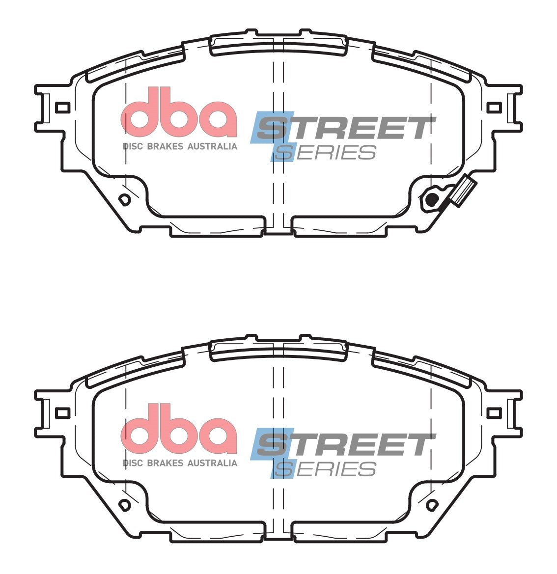 DB2423SS - DBA Street Series Brake Pads; Front