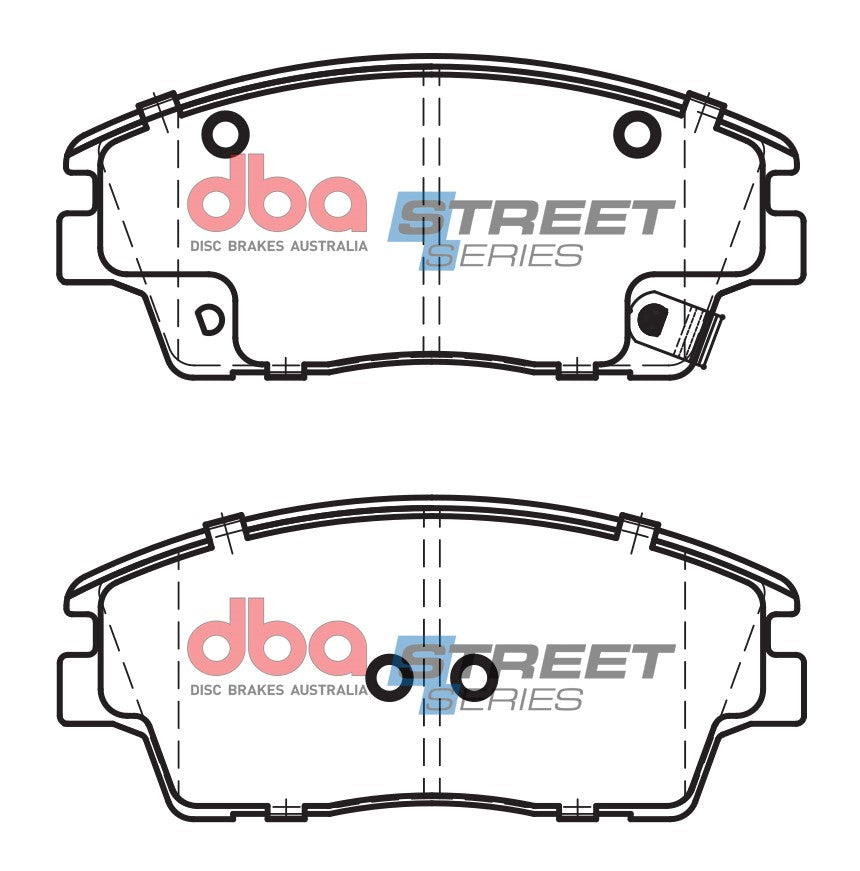 DB2424SS - DBA Street Series Brake Pads; Front