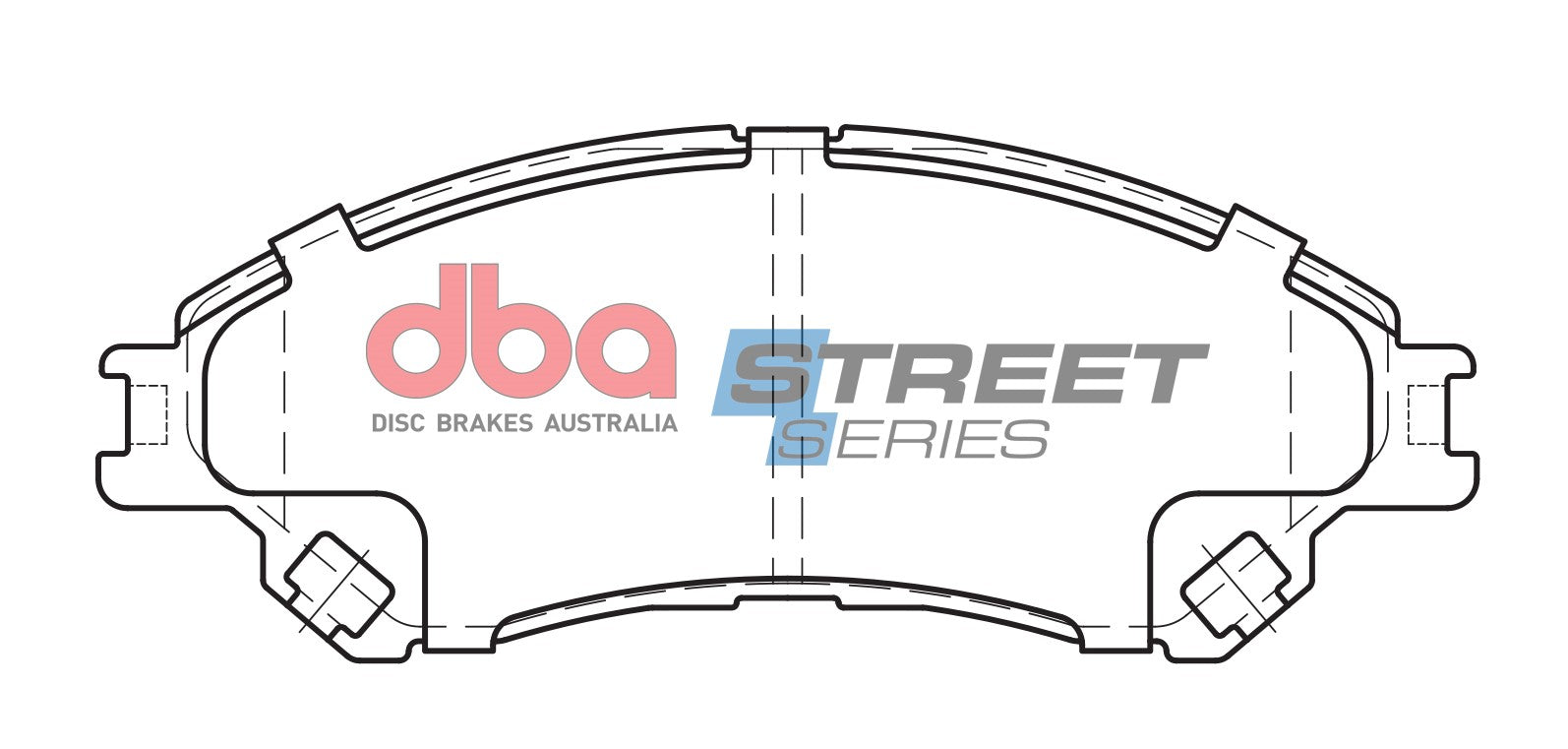 DB2430SS - DBA Street Series Brake Pads; Front
