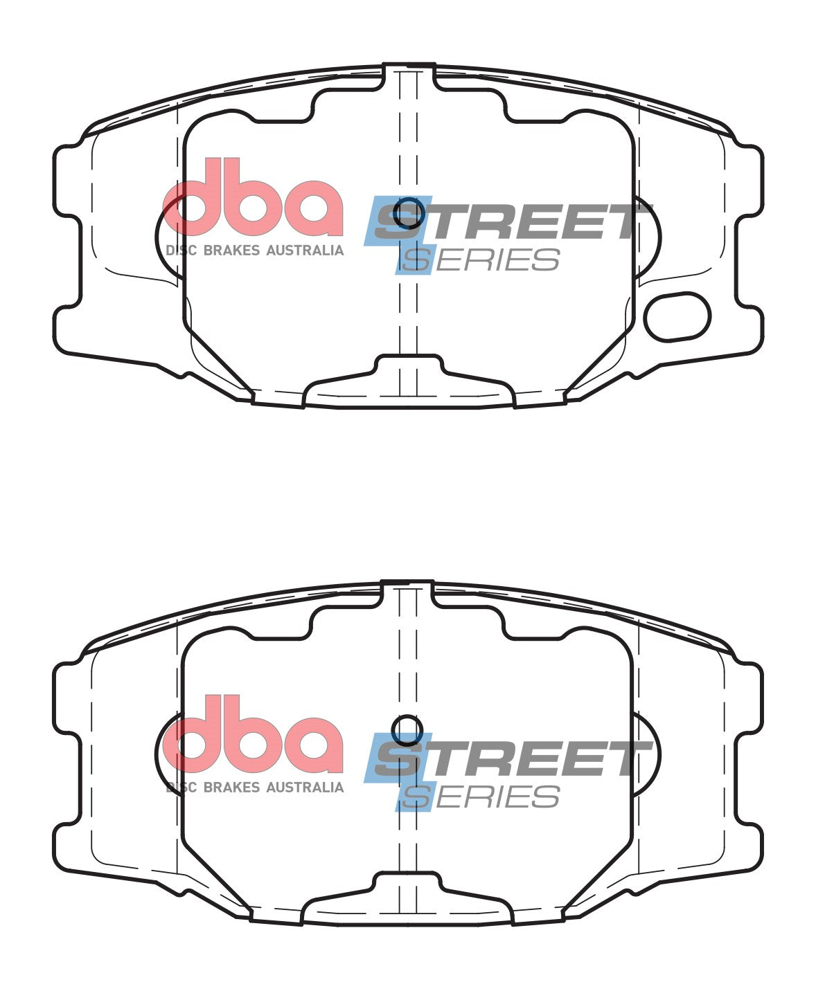 DB2435SS - DBA Street Series Brake Pads; Front