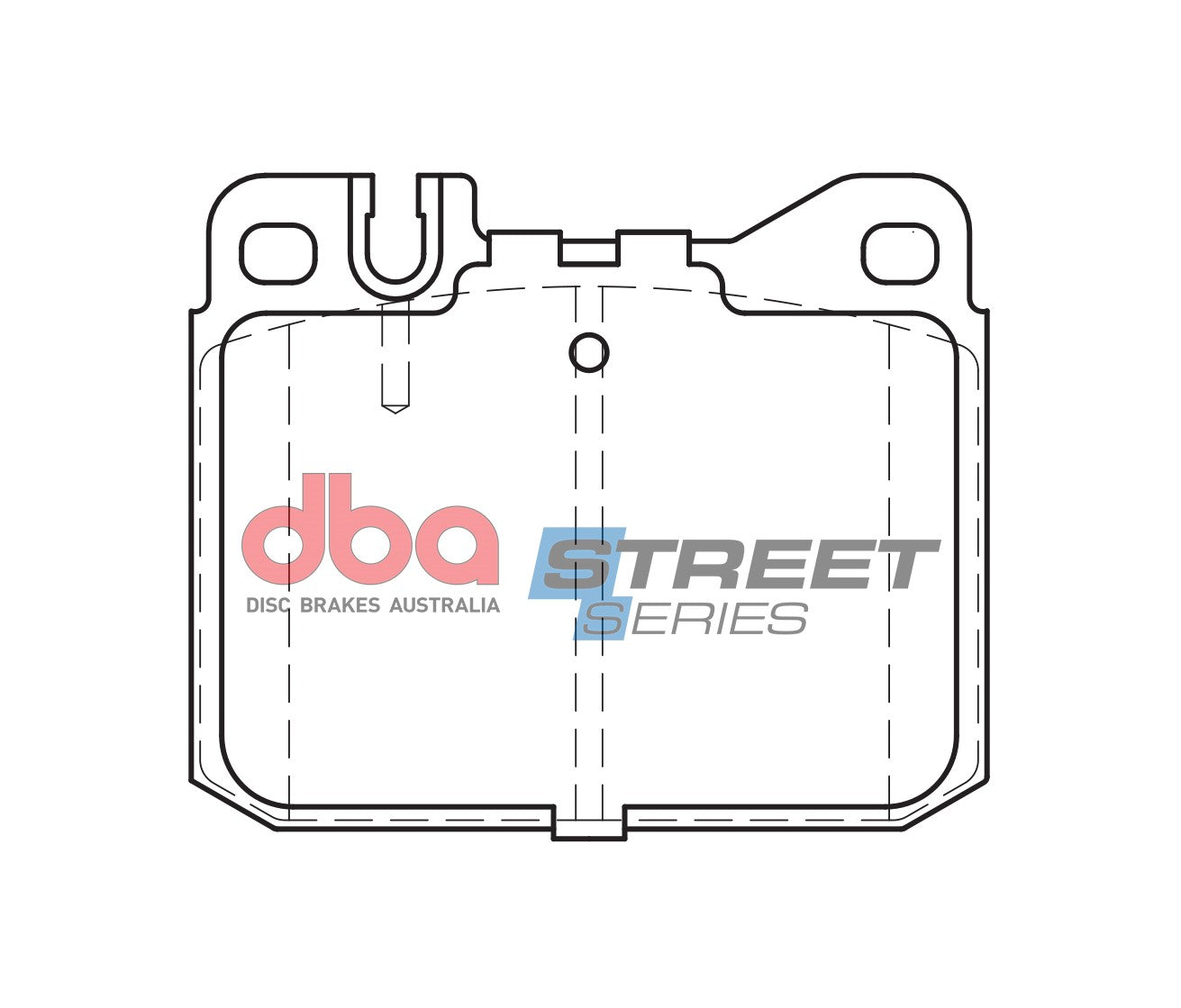 DB243SS - DBA Street Series Brake Pads; Front