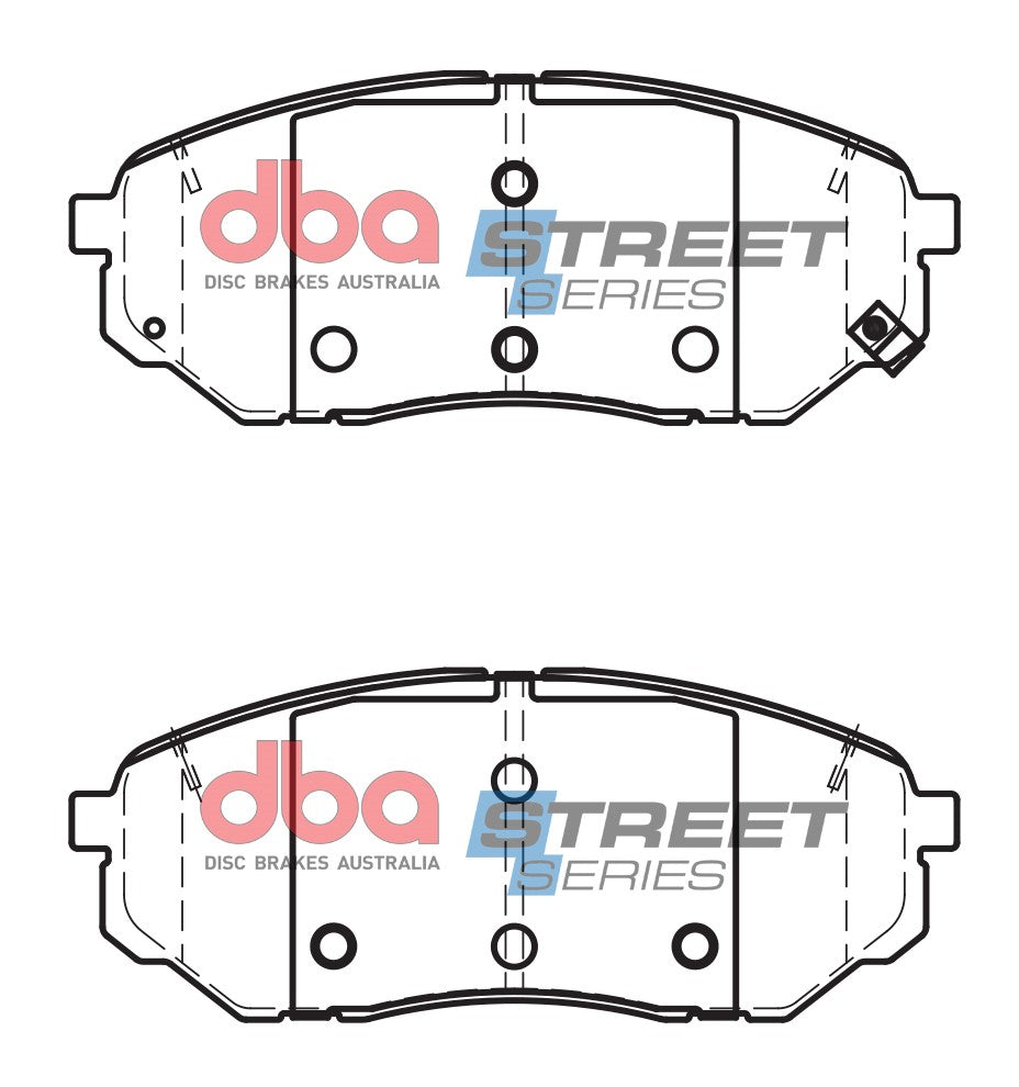 DB2446SS - DBA Street Series Brake Pads; Front