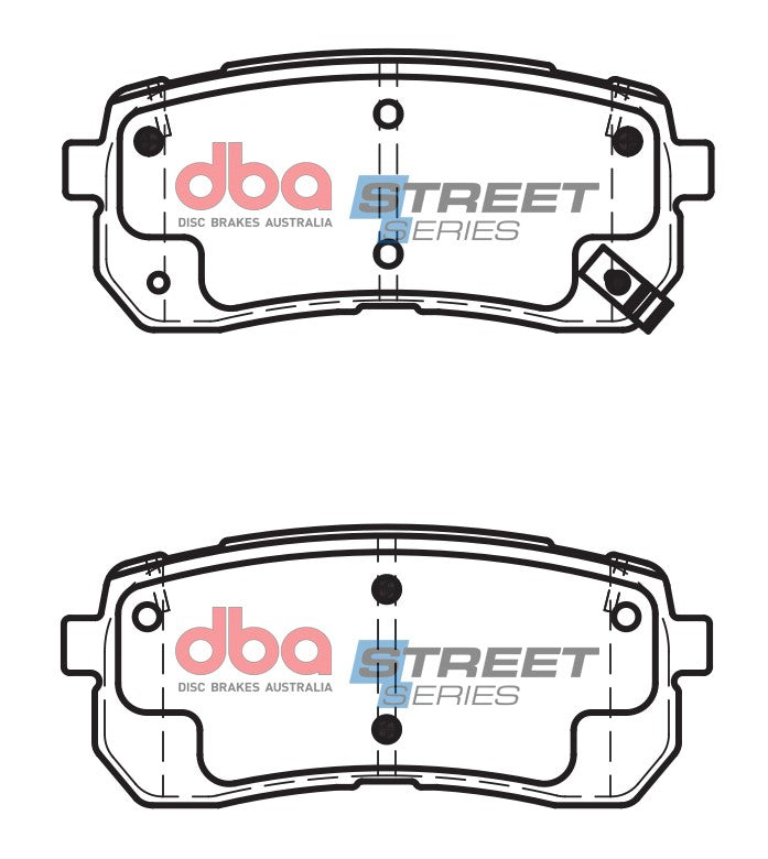 DB2447SS - DBA Street Series Brake Pads; Rear