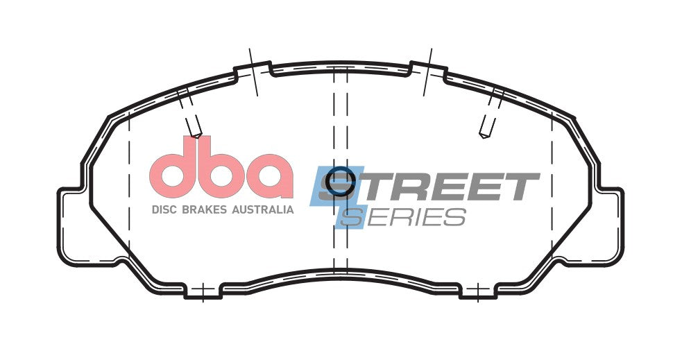 DB292SS - DBA Street Series Brake Pads; Front