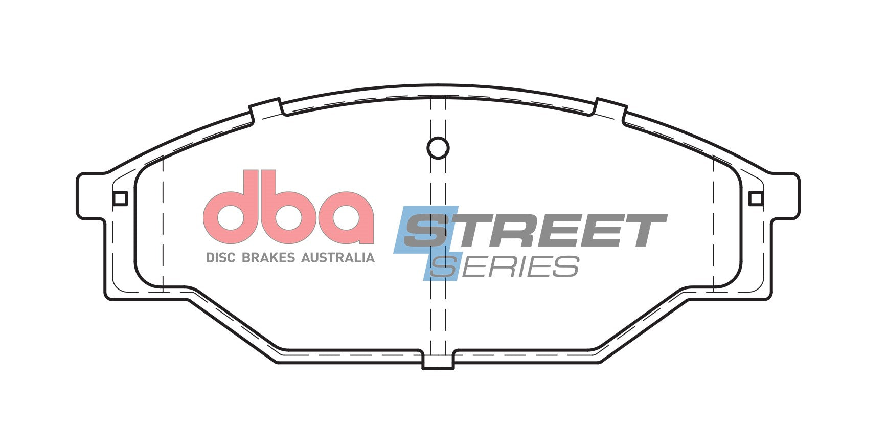 DB318SS - DBA Street Series Brake Pads; Front