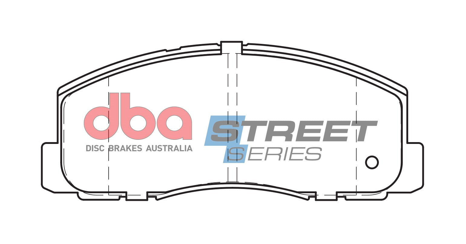 DB319SS - DBA Street Series Brake Pads; Front