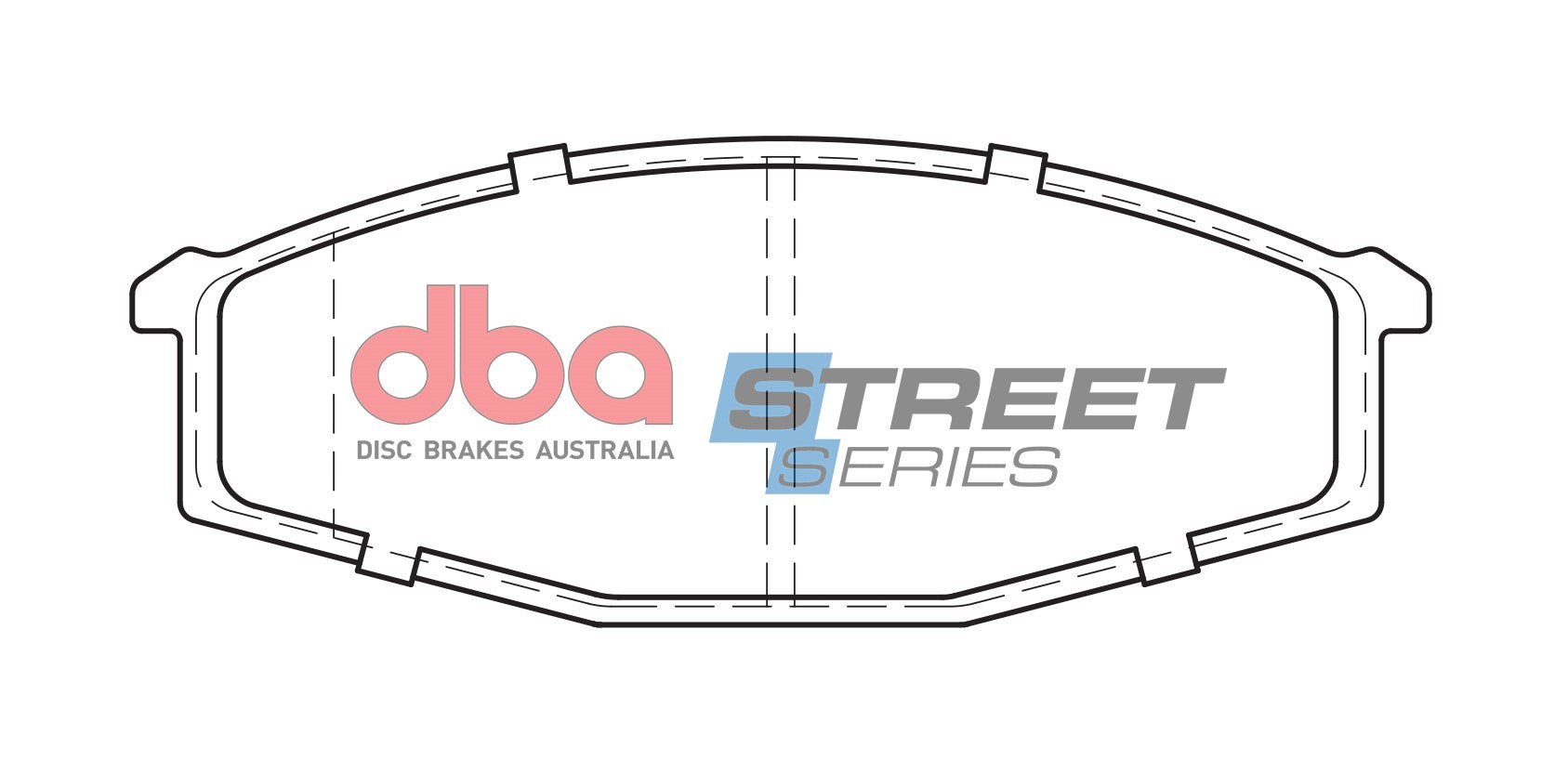DB321SS - DBA Street Series Brake Pads; Front