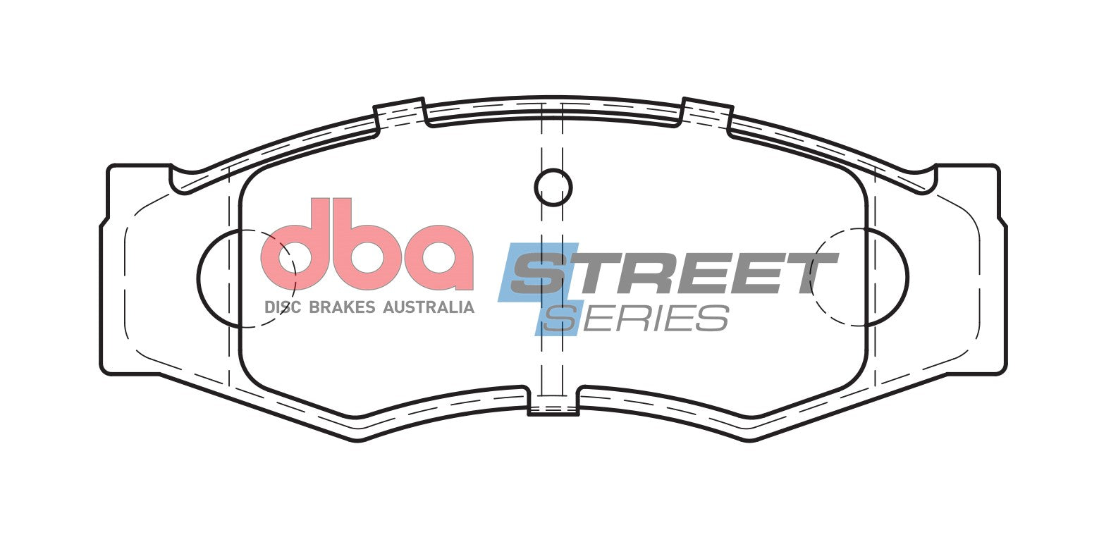 DB340SS - DBA Street Series Brake Pads; Front