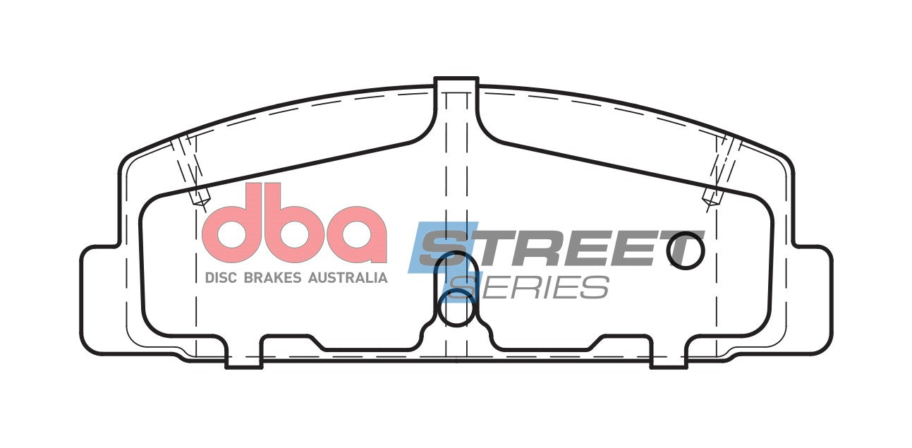 DB372SS - DBA Street Series Brake Pads; Rear