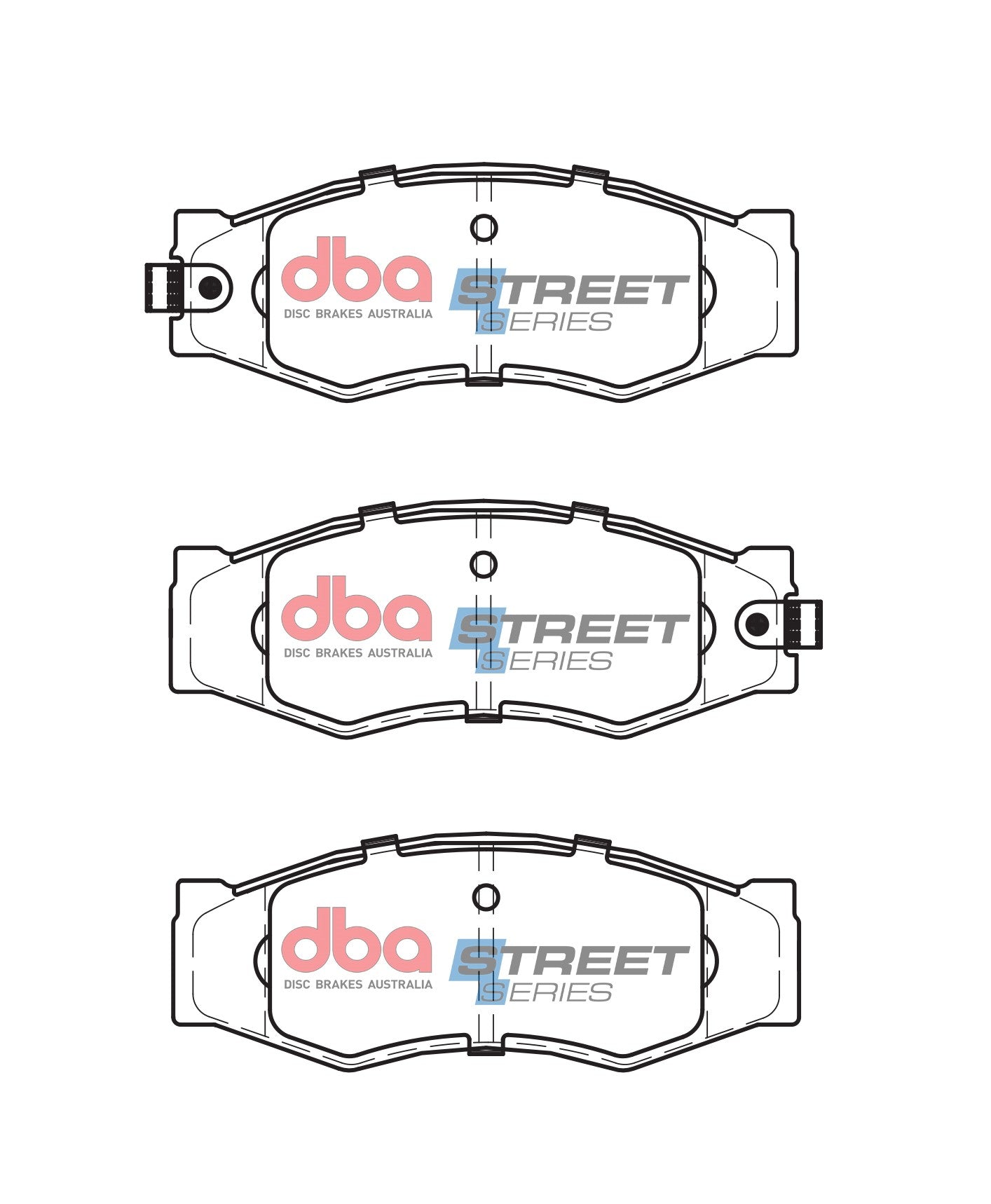 DB382SS - DBA Street Series Brake Pads; Front
