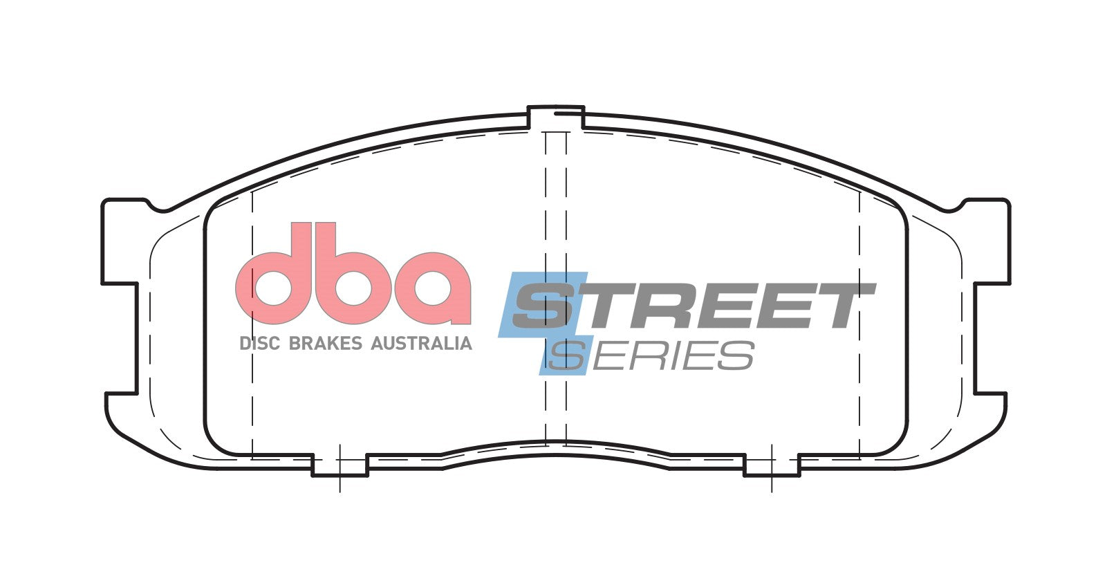 DB388SS - DBA Street Series Brake Pads; Front
