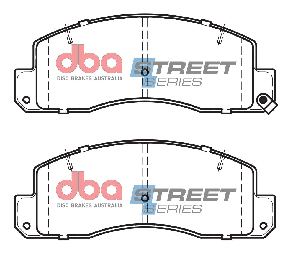 DB394SS - DBA Street Series Brake Pads; Front