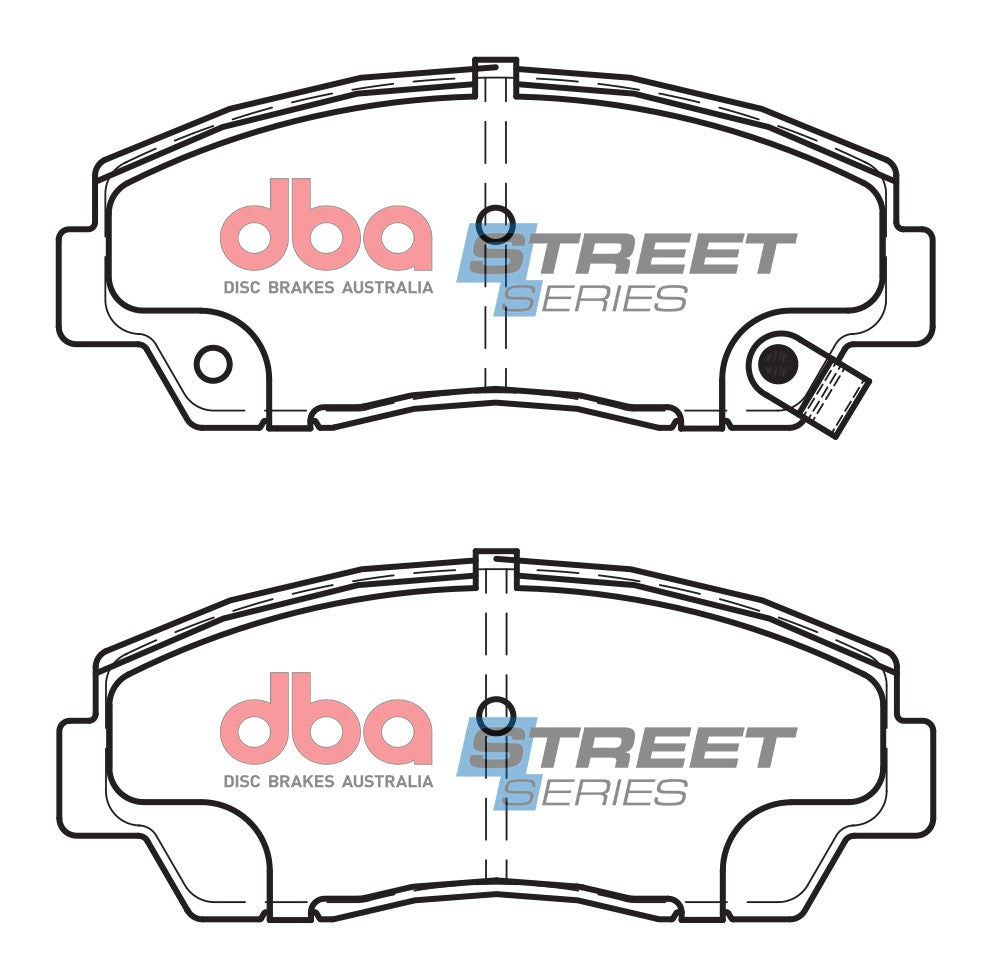 DB409SS - DBA Street Series Brake Pads; Front
