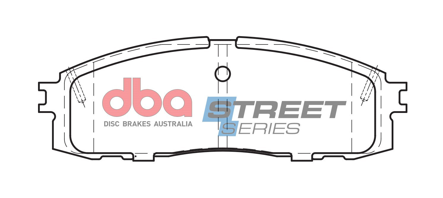DB413SS - DBA Street Series Brake Pads; Rear