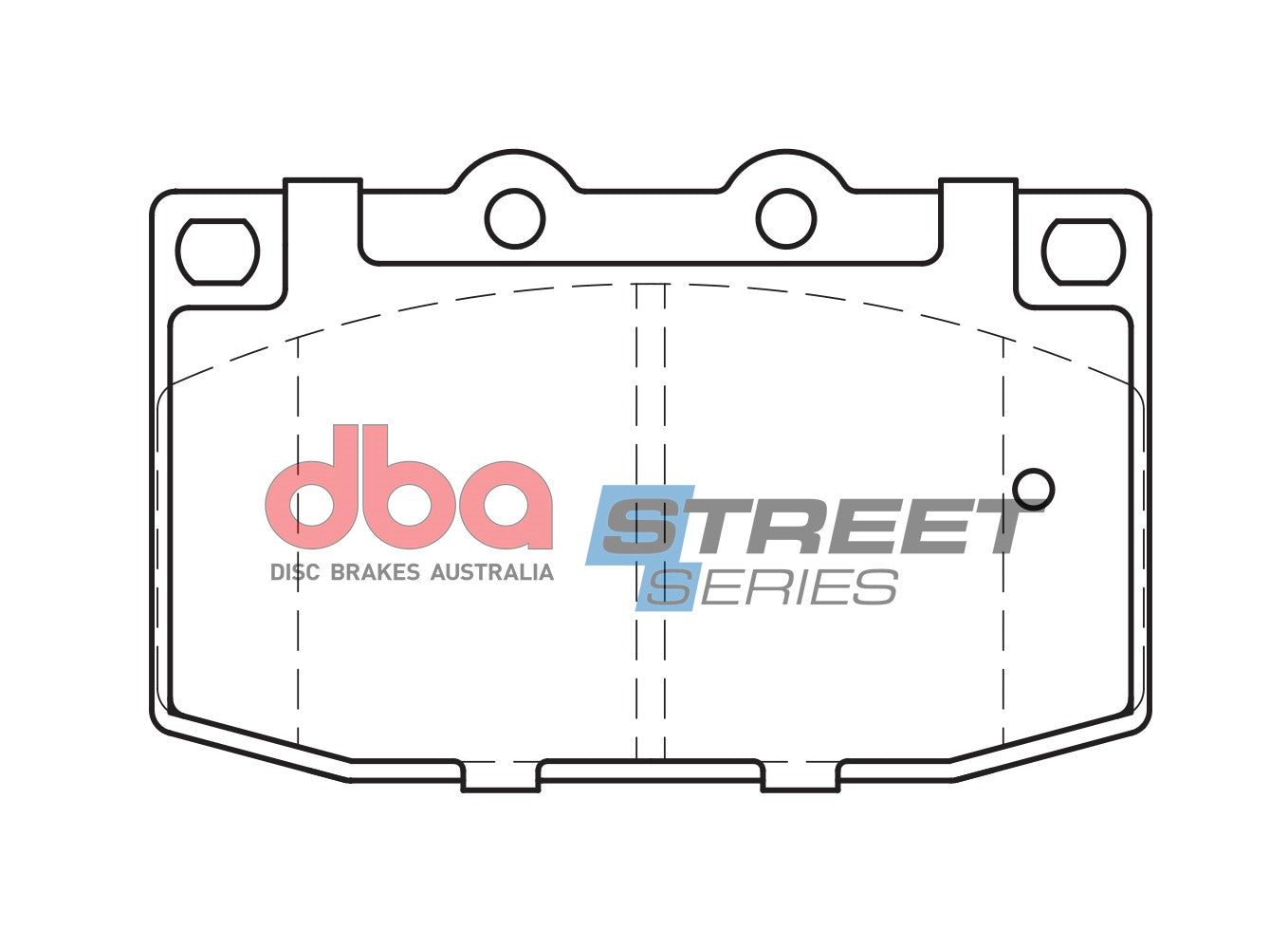 DB416SS - DBA Street Series Brake Pads; Front