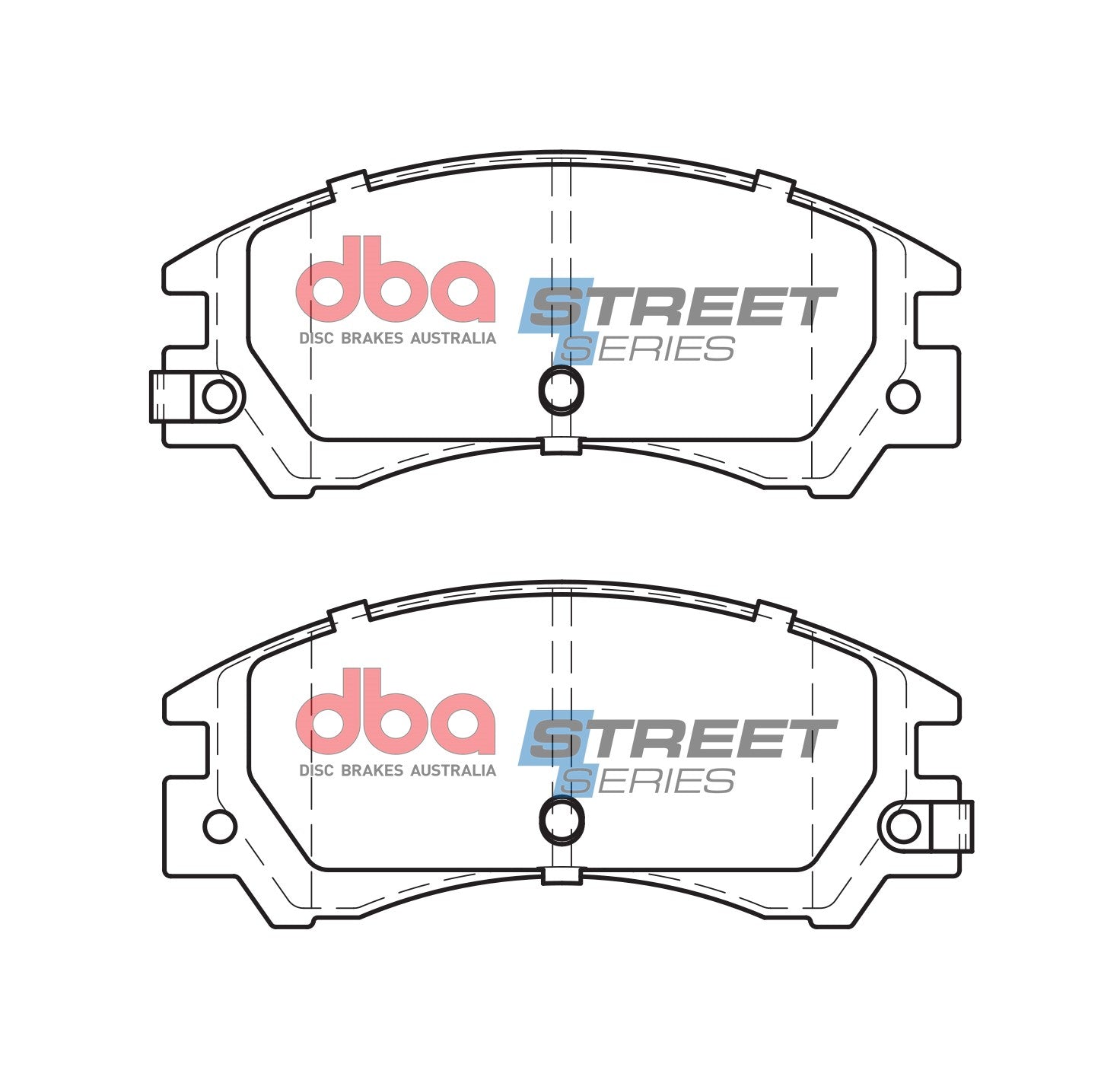 DB418SS - DBA Street Series Brake Pads; Front