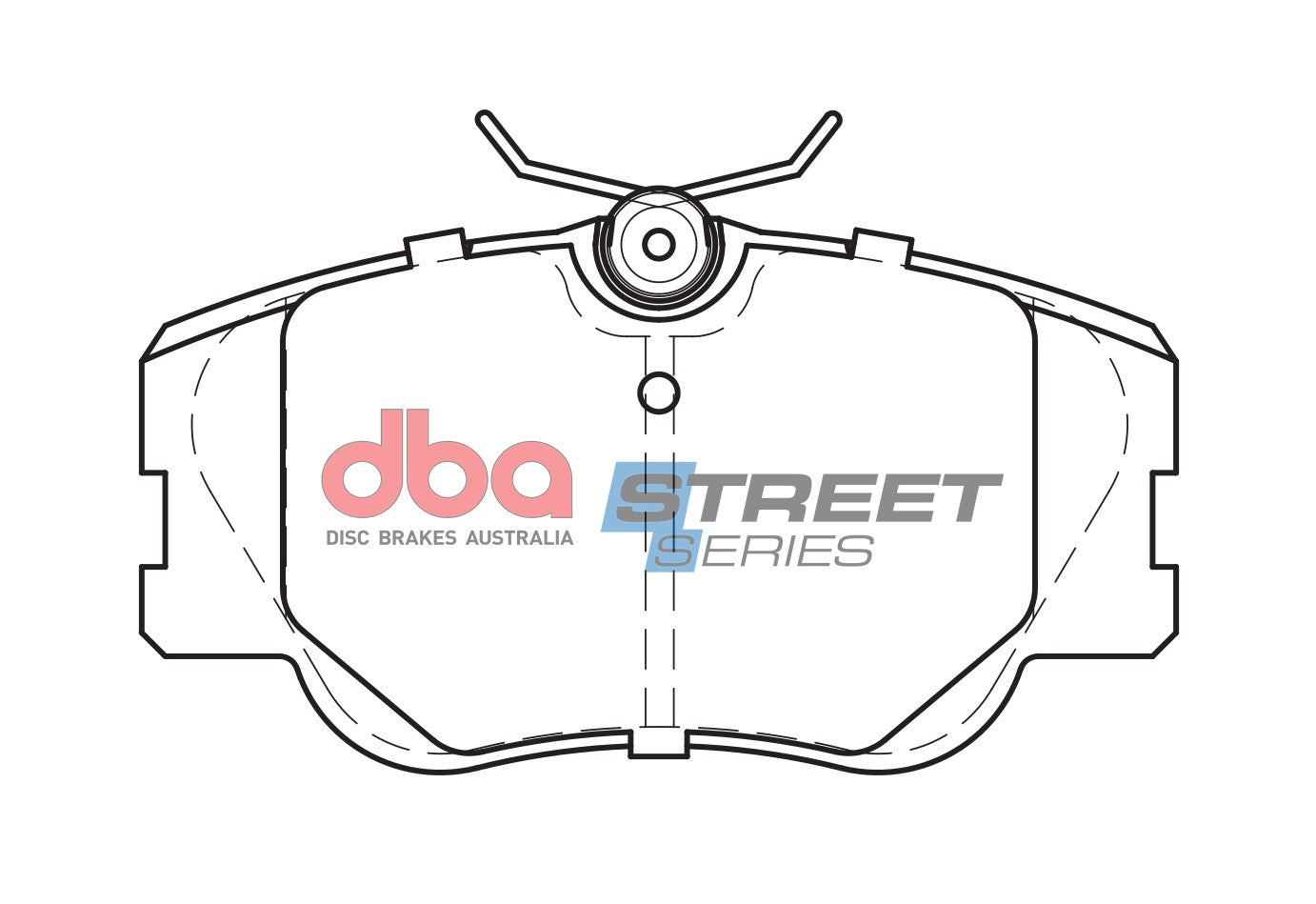 DB425SS - DBA Street Series Brake Pads; Front